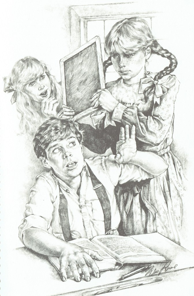 Illustration by Wes Lowe (1987)